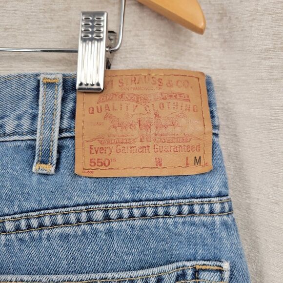 Levi's 550 Vintage Y2K Women's Plus Size 18 Relaxed Fit Tapered Leg Light Wash - Picture 6 of 13